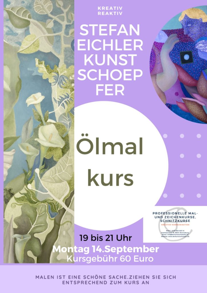 Ölmalkurs - Stefan Eichler - September 2020