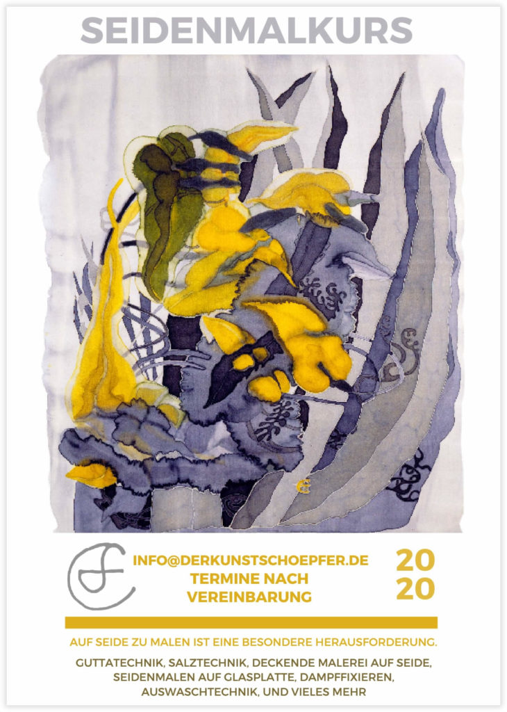 Seidenmalkurs - Stefan Eichler, Kunstschöpfer