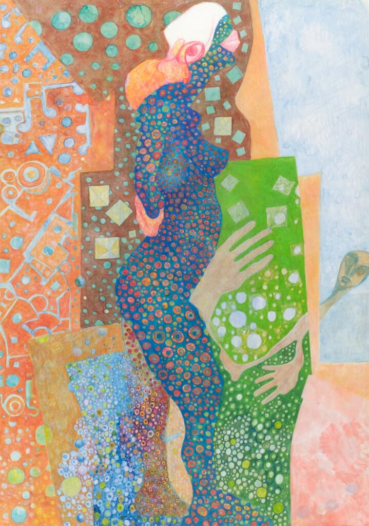 Frauenbildnis Klimtnixe von Stefan Eichler